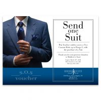 Adrian Jules Send one suit voucher mailer
